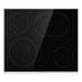Gorenje Black Set 4 Pyrolyse Einbau-Herset mit Glaskeramikkochfeld (BCPX6737E05BG+ECD634X), 60cm breit, Pyrolyse, Pizza Funktion, Schwarz