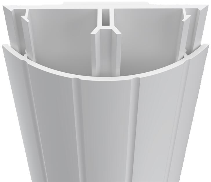 GGK 16649 TV-Kabelabdeckung, ABK, 12x50mm, PVC, selbstklebend, 2 Kanäle