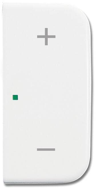 Busch-Jaeger 6237-22-214 Wippe, 2-fach rechts, mit Symbol "Volume", Busch-free@home, alpinweiß (2CKA006220A0744)