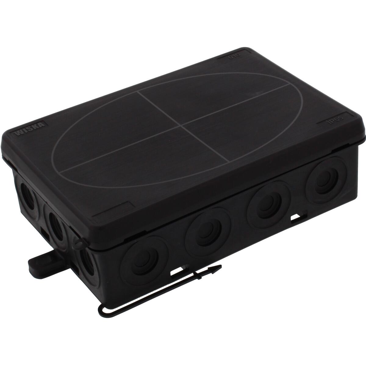 Wiska KA 016 BK Kabelabzweigkasten, IP55, 125x86x41mm, schwarz (10109596)