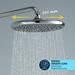 GROHE Vitalio Start System 250 Duschsystem, Quickfix, mit Thermostatbatterie, Wandmontage, chrom (26677001)