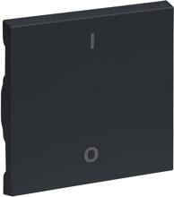Legrand SEANO Wippe für 2-poligen Ausschalter mit Symbol O/I (Aus/Ein), anthrazit lackiert (765402)