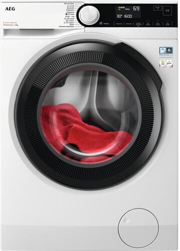 AEG LR7A70690 9kg Frontlader Waschmaschine, 60 cm breit, 1600 U/Min, Aqua Control, Kindersicherung, Nachlegefunktion, ProSteam, Mengenautomatik, weiß