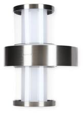 Eglo Beverly 1 LED-Wandleuchte, 2x3,7W, Edelstahl, weiß (94799)