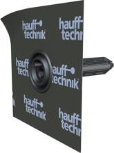 Hauff EKD25 1x7-15 PRO Elektrokabel-Durchführung nachträglich einbaubar, gas- und wasserdicht bis 1,0 bar, für Kabel Ø 7-15 mm, Membraninjektionssystem, werkzeuglose Montage mit Resinator-Doppelspritze, Einbau bis 45° geneigt, schwarz (3030598349)