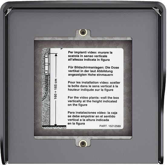 Bticino (350613) 1-moduliger Aufputzkasten, 1-reihig