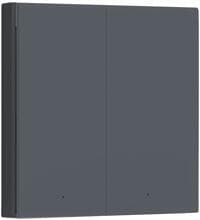 Aqara Smart Wall Switch H1 EU, Doppelwippe, mit Neutralleiter, grau (WS-EUK03-G)