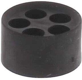 Wiska MFD 25/05/056 Mehrfachdichtung für 5 Kabel, IP66, schwarz (10102023)