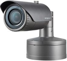 Hanwha Vision 5M Netzwerk-IR-Bullet-Kamera, 4,6mm Festobjektiv, IR 30m, IP66/IP67, IK10, dunkelgrau (XNO-8030R)