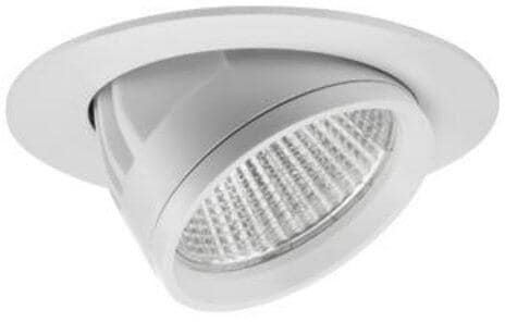 Brumberg artemis mini LED-Einbaurichtstrahler 230 V AC, 50Hz, rund, CRI > 90, 27W, 3519lm, 60°, 3.000K, dreh- und schwenkbar, DALI dimmbar, Reflektor