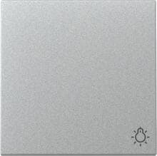 Gira 328526 Wippe mit Lichtsymbol, 1fach, System 55, Aluminium (lackiert)