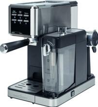 ProfiCook PC-ES-KA 1266 Espresso-Kaffeemaschine, 1350W, mit Milchschäumfunktion, 1,2 L Wassertank, Edelstahl