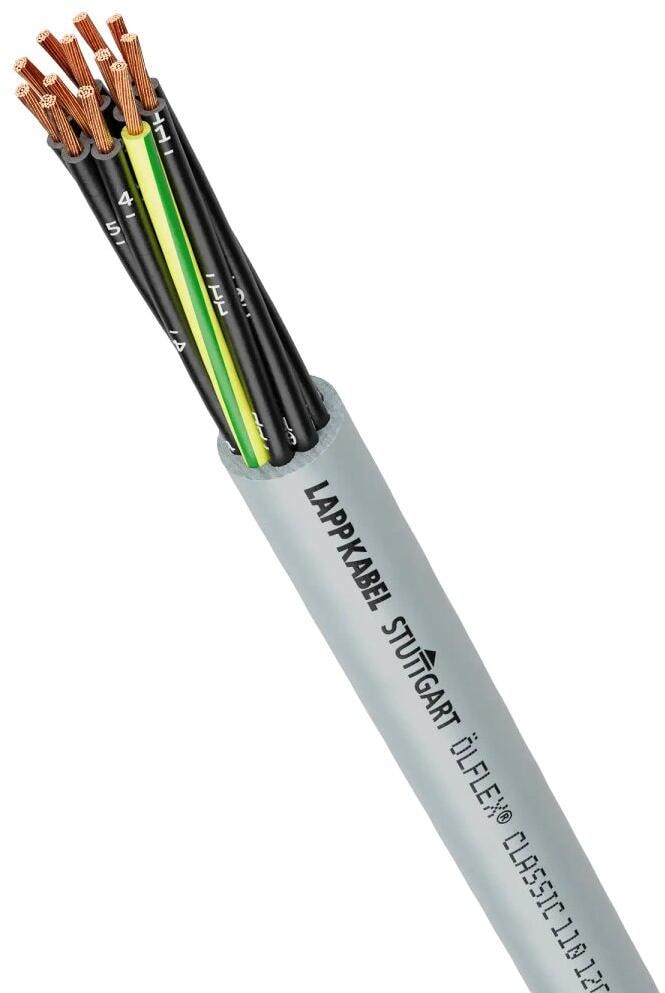 Lapp ÖLFLEX CLASSIC 110 12G0,75 Steuerleitung, PVC, 0,75mm², grau, 100m (1119112/100)
