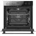 Amica EHCX 933 130 S EEK: A Einbauherd-Set mit Glaskeramikkochfeld, 60cm breit, 77L, Timer, 9 Backofenfunktionen, 4 TopSpeed Kochzonen, Zweikreis-Zone, Bräter-Zone, schwarz