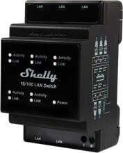 Shelly LAN Switch Ethernet-Switch, 5 Ports, 10/100 Mbit, Hutschiene (Shelly_Switch)