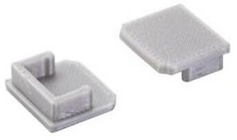 Brumberg Endkappen-Set zu LED-Trockeneinbauprofil 53772260, grau (53099260)