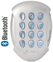 CDVI beleuchtete Tastatur, abgesetzter Kontroller, Bluetooth, 100 Ziffernkombinationen möglich, Steuerung per App, Codeschloss12/24/48V, IP65, Aluminium (F0201000047-J)