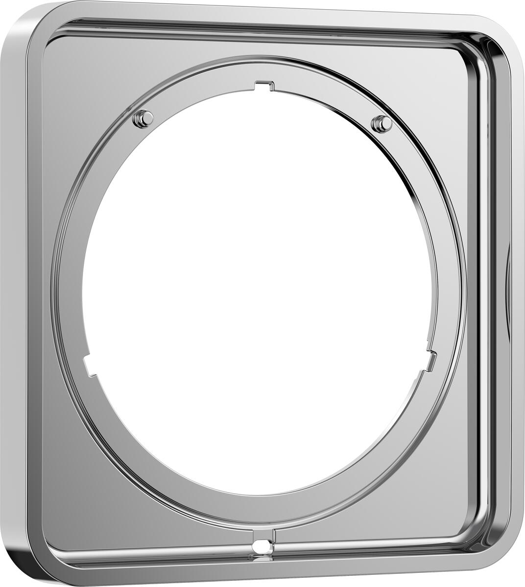 hansgrohe Verlängerungsrosette Q 5 mm, Kunststoff, Chrom, (13613000)