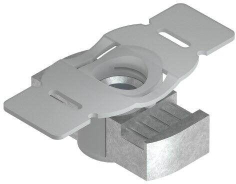 Niedax GMZF M10-18 F Gleitmutter, verzahnt, 50x21x17mm, M10