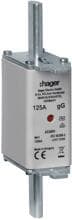 Hager LNH1xxxM NH-Sicherungseinsatz, NH1C/NH1, gG, 500V, Kombimelder, Grifflasche spannungsführend