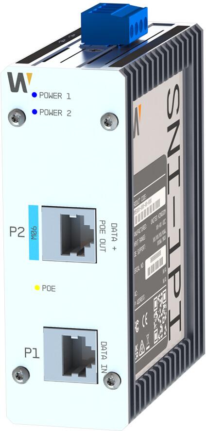 Hanwha Vision PoE-Injektro 1-Kanal Industriebetrieben, 1-GBIT, 30/60/90 W (SNI-1PI)