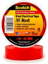 3M Scotch35 Elektro-Isolierband, Vinyl, 19mmx20m, 0,18mm, rot (7100238735)