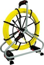 Runpotec Profi-Set Glasfaserstab Ø 6 mm mit Stahlhaspel, 60 m (10063)