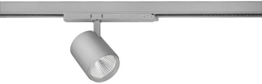 Brumberg RETAIL ONE LED-Schienenstrahler, 230 V AC, 50 Hz, rund, CRI > 90, 33,5 W, 40°, 3.500 K, silber (88184165)