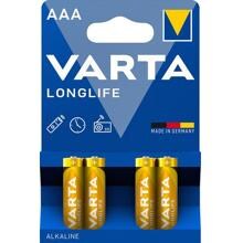 VARTA 4103 Longlife Micro AAA Blister 4 Stück