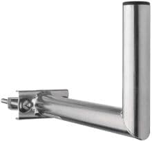 EMOS J60170 Mast-Antennenhalterung, Rohrdurchmesser 40mm, Höhe 150mm, galvanisch verzinkt (2521000170 )
