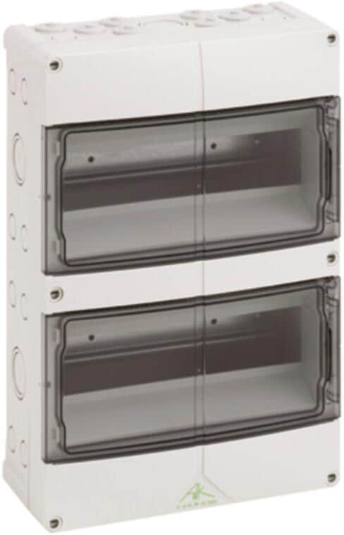 Spelsberg AKi 24 Kleinverteiler, 24 Teilungseinheiten, IP65, 370x250x122mm (73642401), grau