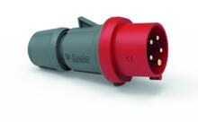 Bals Stecker INNOLINQ QC-Anschlusstechnik, 16A, 5p, 400V, 6h, IP54, rot (200)