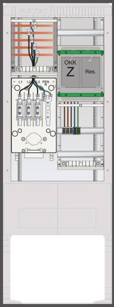ABN SZ175EE1513 Zähleranschlusssäule 1 eHZ 5polig