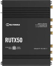 Teltonika RUTX50 WLAN Router, 5G, WLAN, DUAL-SIM mit Auto-Failover, Backup-WAN, SA und NSA, schwarz (RUTX50000000)