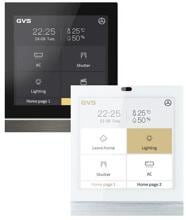 GVS KNX-Touchpanel V40s, horizontal/vertikal, 4 Zoll, schwarz oder weiß (CHTF-4.0/9.5.xx)