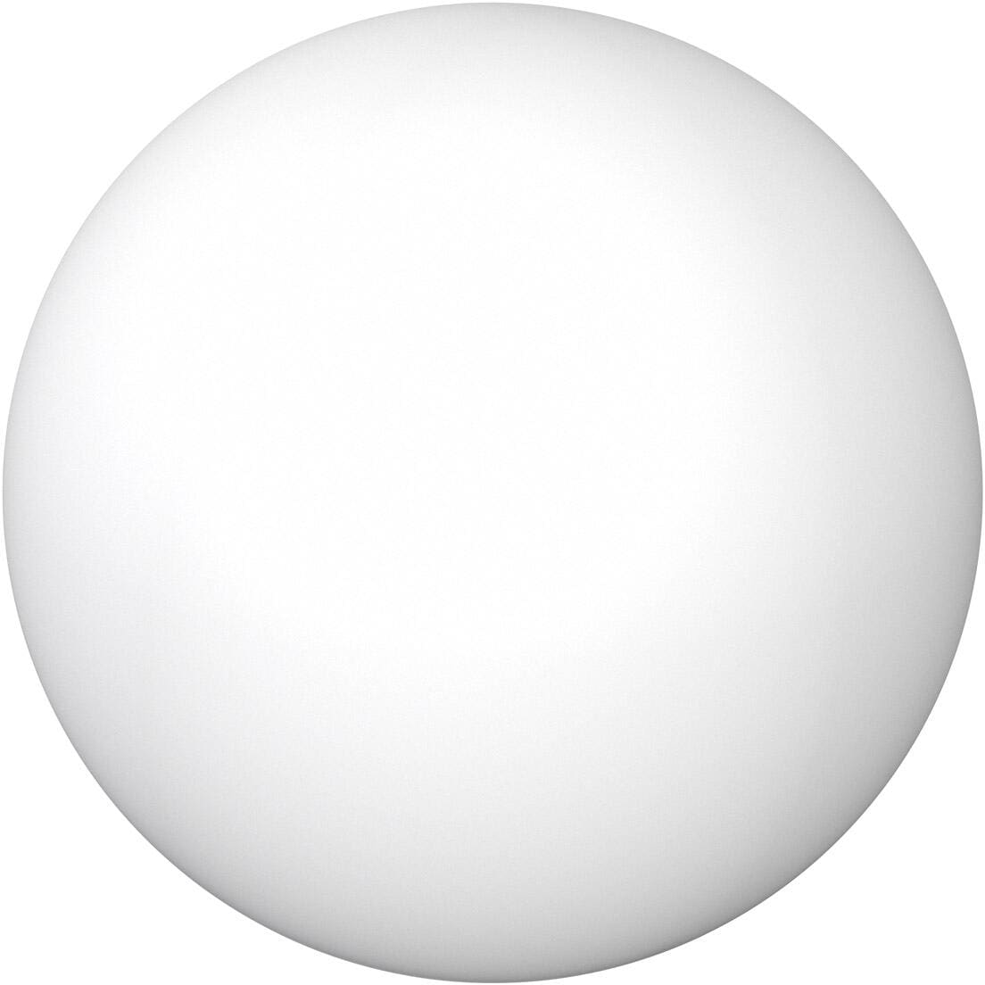 EVN Kugelleuchte, Ø: 70cm, IP55, E27, max. 60W, 1,8m Zuleitung mit Konturenstecker, inkl. Alu-Erdspieß, weiß (KA7001)