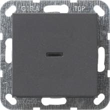 Gira 012228 Tast-Kontrollschalter 10 A 250 V~ mit Wippe Ausschalter 2polig