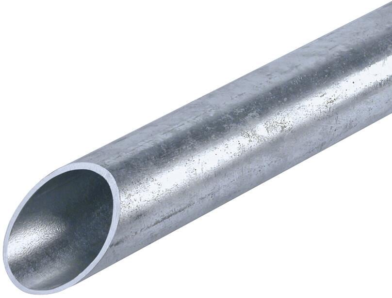 Fränkische STARO STECK-ES-V M25 Stahlpanzer Steckrohr, feuerverzinkt, 25mm, 3m, silber (20510025)