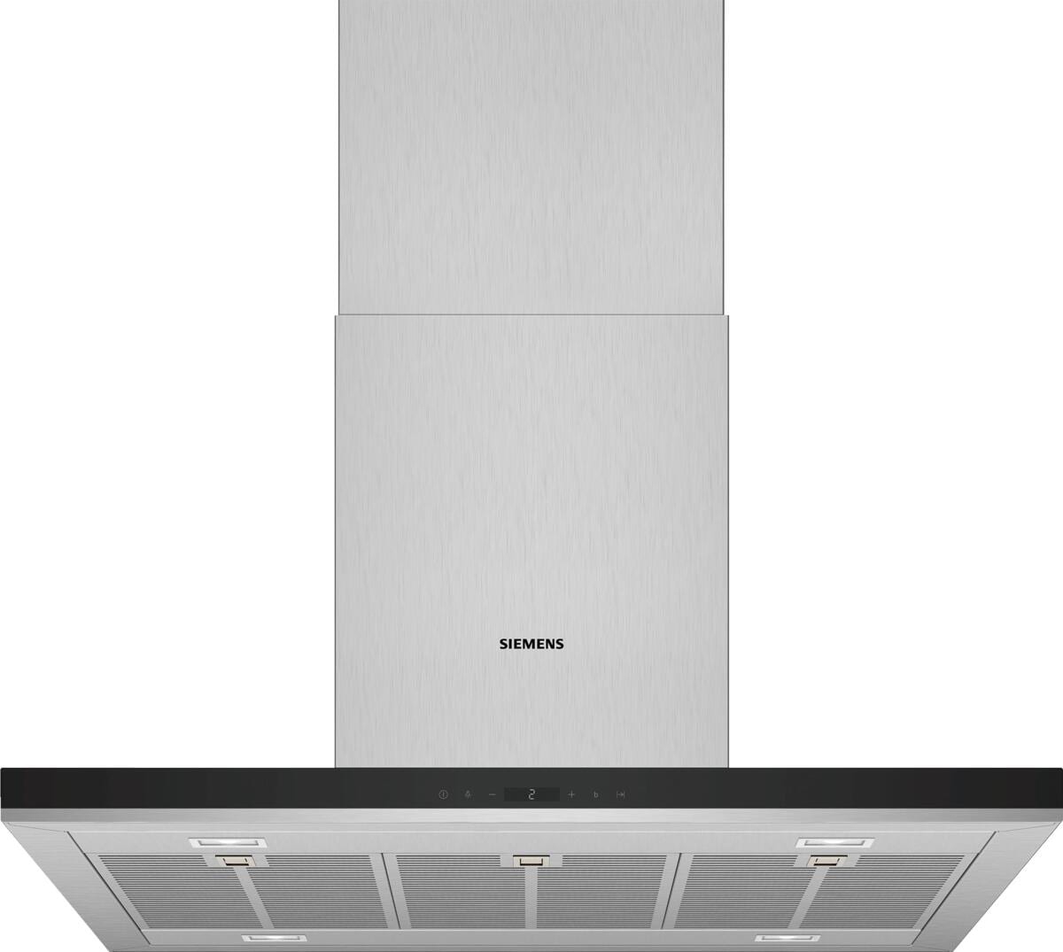 Siemens LF98BIP50 iQ500 A+ Inselhaube, 90 cm breit, touchControl, extrem leise, softLight, Edelstahl