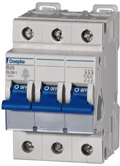 Doepke DLS 6I B40-3 Leitungsschutzschalter 10kA, 3-Polig, B-Charakteristik, 40A (09916117)