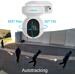 Reolink E Series E560 4K 8 MP WLAN PTZ Überwachungskamera, Personen- und  Fahrzeugerkennung, integriertem Scheinwerfer und Sirene, weiß