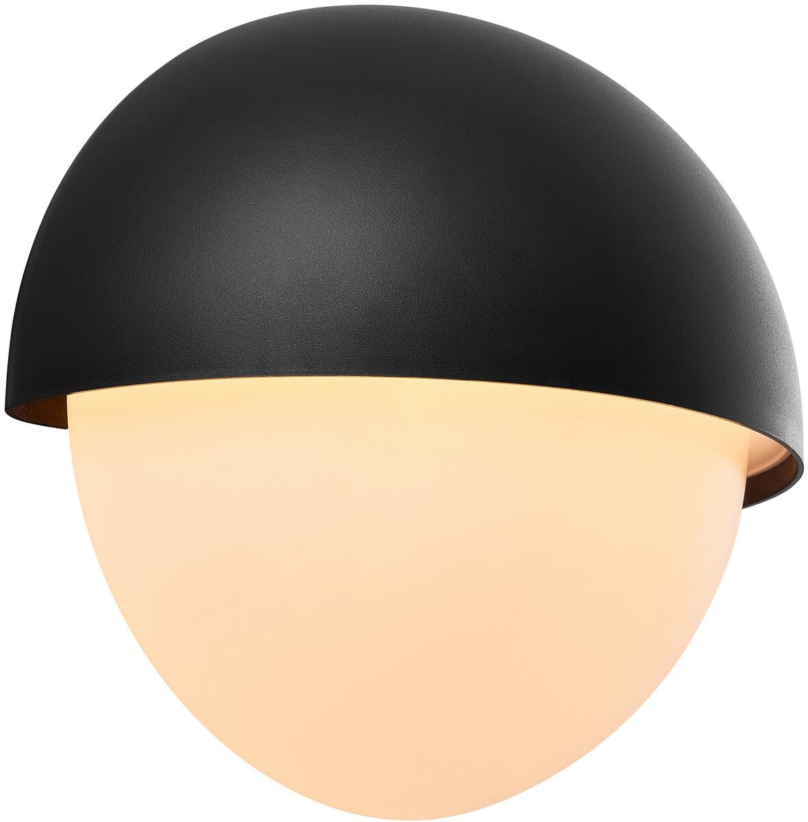 Nordlux Scorpius Round Wandleuchte, E14, IP44, 15W, dimmbar, schwarz (2518401003)