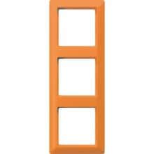 Rahmen, 3fach, orange, JUNG AS583BFO