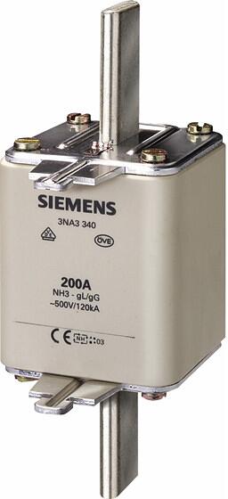 Siemens 3NA3372 NH-Sicherungseinsätze GL/GG 630A, 3 Stck.