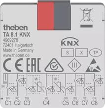 Theben TA 8.1 KNX Tasterschnittstelle 8-fach, Unterputz, Binäreingang, Data Secure 4969278