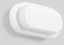 RZB Sensorik Decken- und Wandleuchten, L 207, B 97, H 56, Kunststoff (PC) opal, Bewegungsmelder HF, 7/10 W, 700/1100 lm, 840, weiß (501050.002.19)