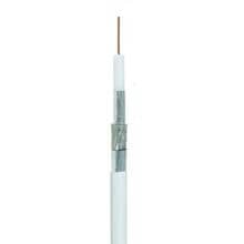 Wisi MK 86 B 0101 Koaxialkabel 110 dB, Ø 6,9 mm, Länge 100 m, auf Kunststofftrommel, PVC, weiß (76619)