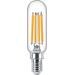 Philips LED classic 60W T25 E14 WW CL ND SRT4 LED-Lampe in Tropfenform, 6,5W, 806lm, 2700K, klar (929002431991)