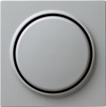 Abdeckung mit Knopf für Dimmer und elektronisches Potentiometer, S-Color, grau, Gira 065042