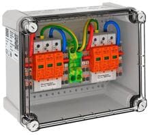 OBO Bettermann Generatoranschlusskasten Typ 1+2 für 2 x 2 Strings (5088440)